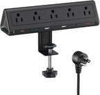 6.5 FT Desk Clamp Power Strip by anntane