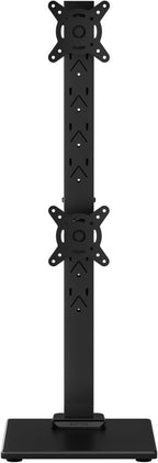 Suptek Dual Monitor Stand with Base- Vertical Stack Screen Free-Standing - Image 8