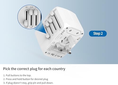 International Travel Adapter Voltage Converter Combo - Image 6