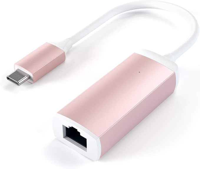 Satechi USB C to Ethernet Cable, Type-C Gigabit Ethernet Adapter, Aluminum by Satechi