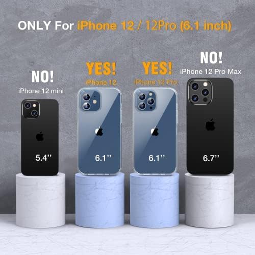 Miracase Glass Case for iPhone 12/12 Pro 6.1 inch, Upgraded Full-Body Rugged - Image 2