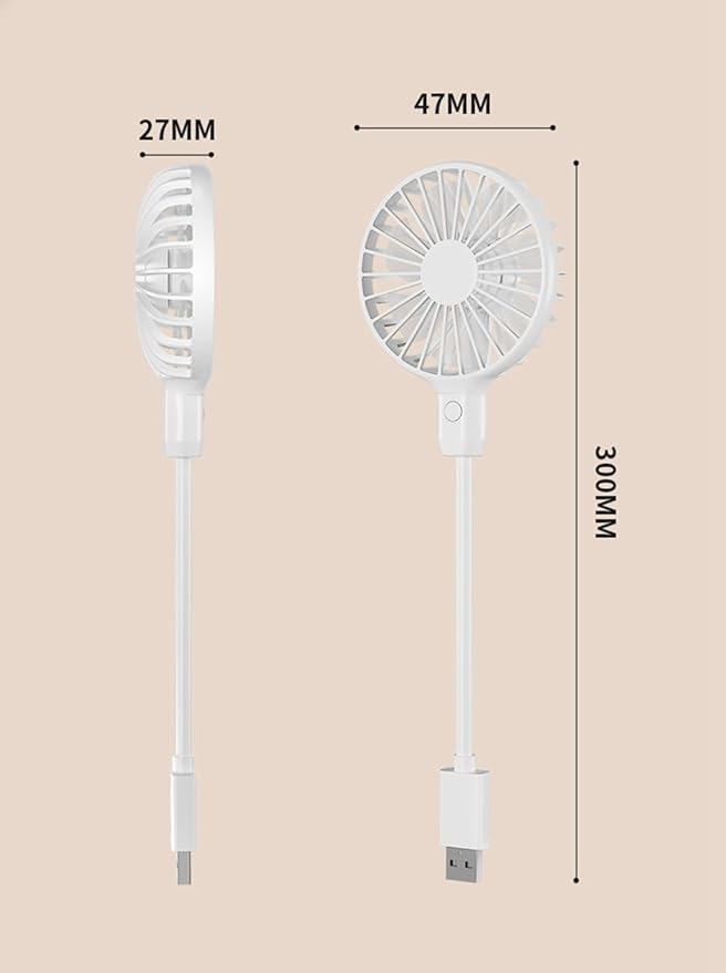 USB Fan, Mini Portable Fan for 360° Rotation, Small Personal Fan for Home Office - Image 7