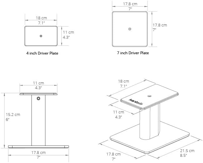 Kanto SP6HD Desktop Speaker Stands - Image 7
