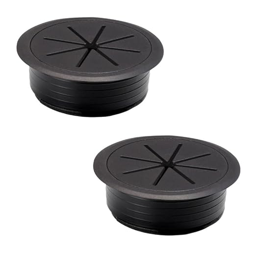 2 Pcs Desk Grommet 2" / 50 mm, Desk Hole Cover by EASYEAH
