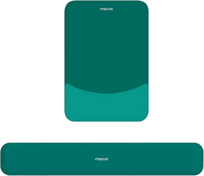 MOSISO Wrist Rest Support for Mouse Pad&Keyboard Set, Rectangular Ergonomic by MOSISO