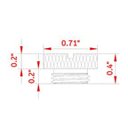 Dracaena.io 12 Pack G1/4" Thread, Thin Water Stop Plug Fitting - Image 9