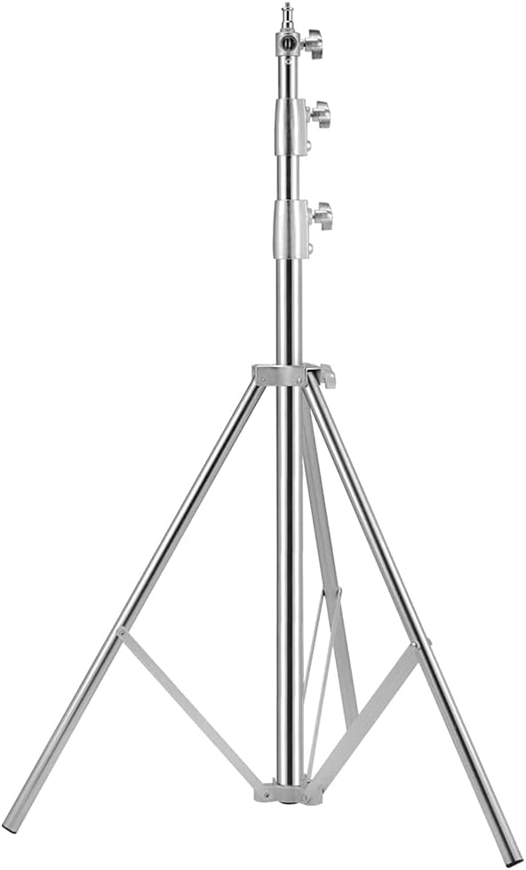 Stainless Steel Heavy Duty Photography Tripod Light Stand, 9.19 Feet/2.8m - Image 8