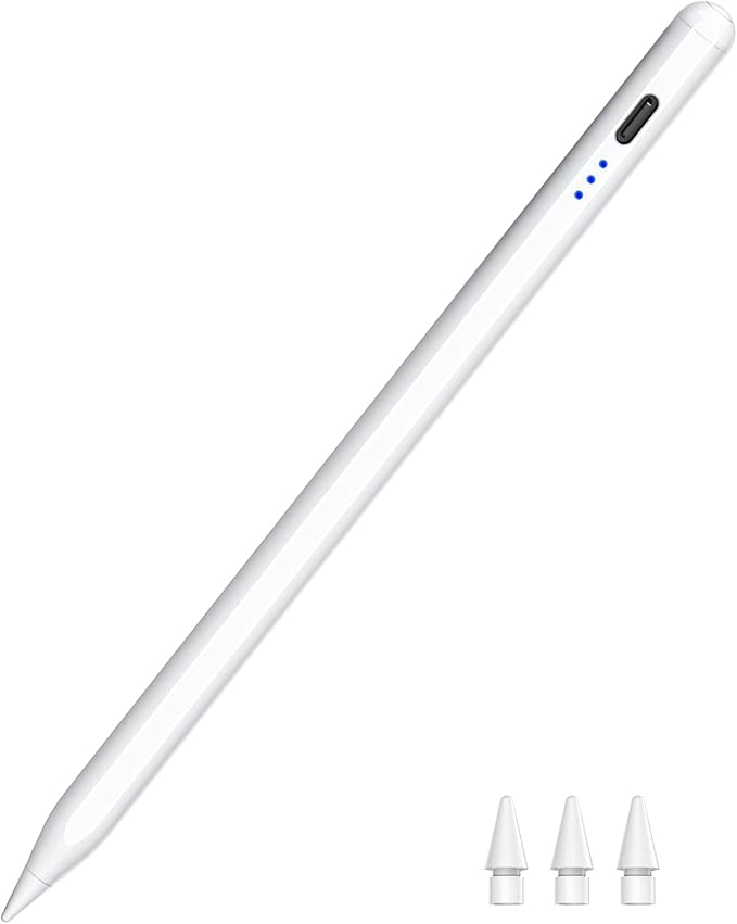 Stylus Pen for iPad 2018-2025, Fast Charging Magnetic Pencil by HATOKU