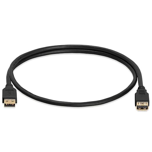 Cmple - USB 3.0 A Male to A Female Extension Gold Plated Cable - 3FT - Image 2