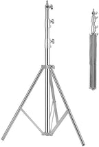 Stainless Steel Photography Video Tripod Stand, Spring Cushioned Heavy Duty - Image 7