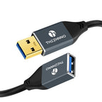 Coiled USB Extension Cable, 5Gbps Retractable USB A Male to Female Data - Image 2