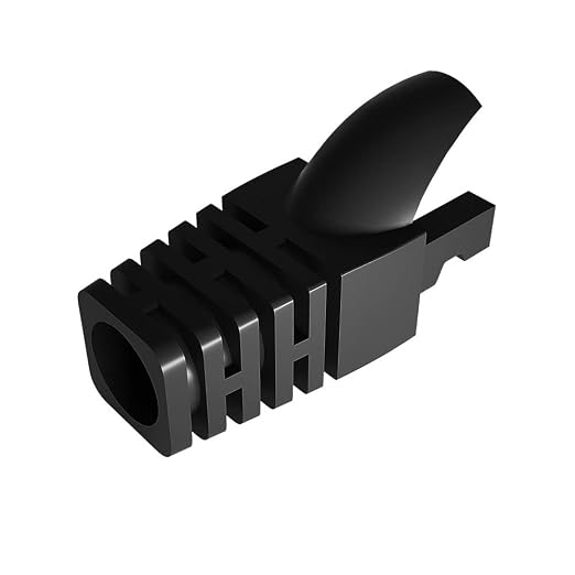 50 Pcs Cat5E/Cat6 Strain Relief Boots, RJ45 Plug Connector Caps by VIVOCH