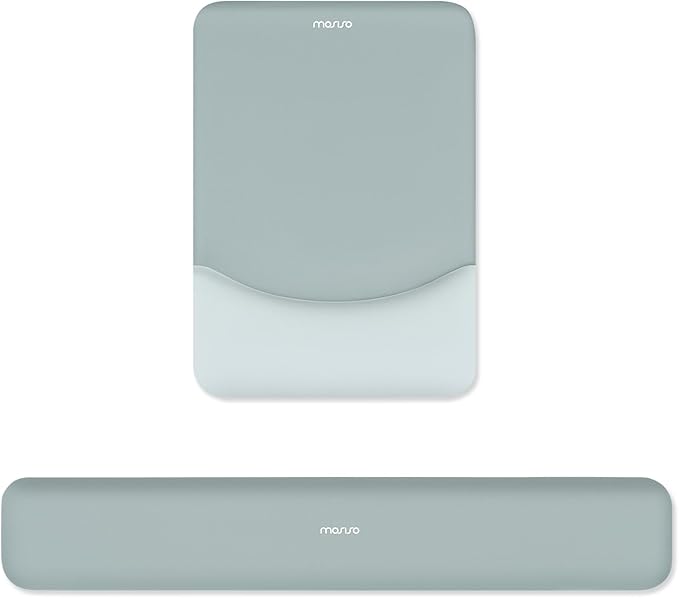 MOSISO Wrist Rest Support for Mouse Pad&Keyboard Set, Rectangular Ergonomic by MOSISO