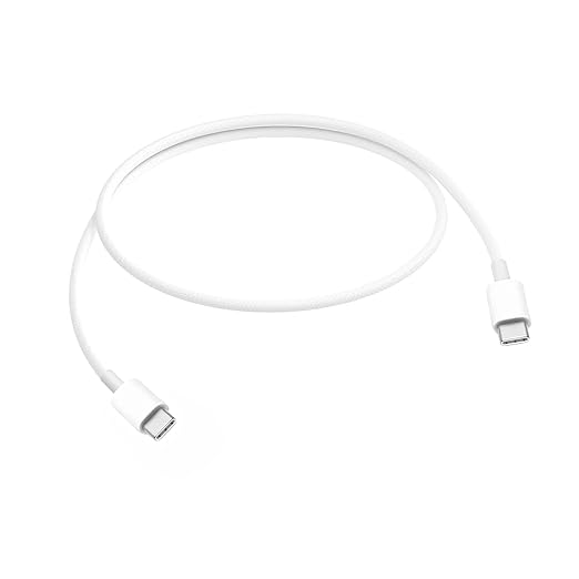 Short iPhone 17/16/16e/15 USB C to USB C Woven Cable by Abysssea