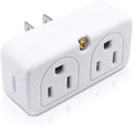 SYCON Adapter Outlet Extender, 2-Prong Mini Wall Plug by sycon