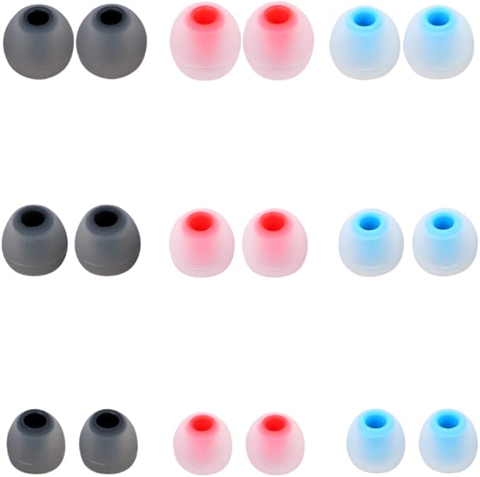 9 Pairs Earbuds Replacement Tips SML, Soft Comfortable Silicone Earbud Tips Fit by CYADCI