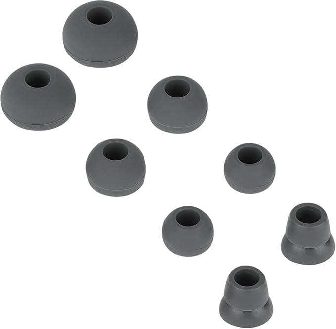 4 Pairs Silicone Ear Tips Earbuds Replacement Tips Earbuds Cap Eartips Tips by WKYMY