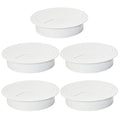 5 Pcs Desk Grommet 2-3/8" / 60 mm, Desk Cord Hole Cover, Cable Grommet ABS by EASYEAH