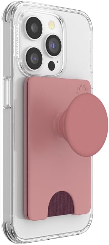 PopSockets Phone Wallet with Expanding Kickstand, Phone Card Holder by PopSockets