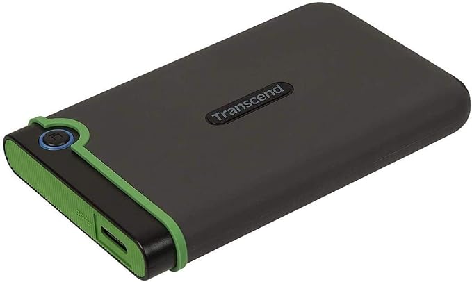 Transcend 2TB USB 3.1 Gen 1 StoreJet 25M3G SJ25M3G Rugged External Hard Drive by Transcend