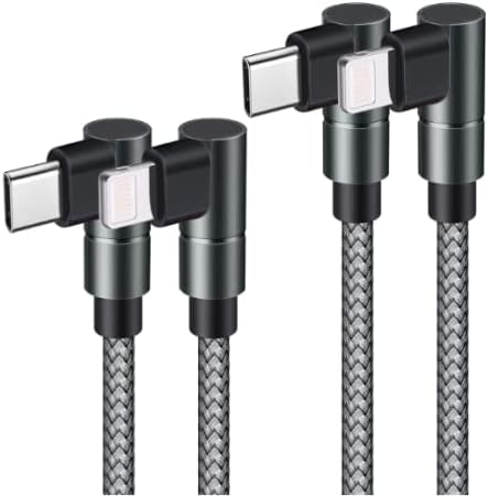 USB C to Lightning Cable MFi Certified PD Fast iPhone 12 Charging 6ft Cable 90 by Wangmai
