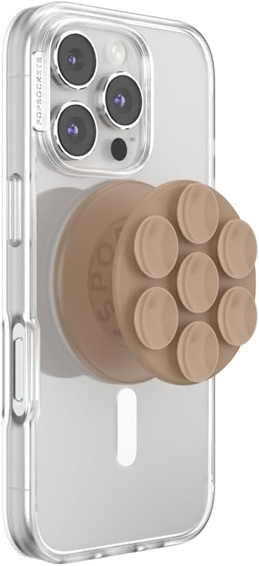 PopSockets Suck-Up™ Suction Grip & Stand, 3-in-1 MagSafe Phone Mount by PopSockets