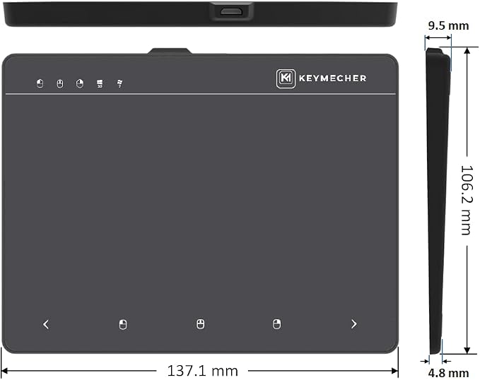 Keymecher Mano 603 Wired Precision Trackpad, Laptops - Image 2