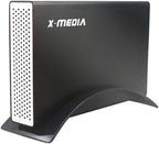 X-MEDIA XM-EN3251U3-BK 3.5-Inch USB 3.0 SATA Aluminum Hard Disk Drive HDD by X-MEDIA