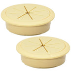 2 Pcs Desk Grommet 2-3/8" / 60 mm, Desk Hole Cover by EASYEAH