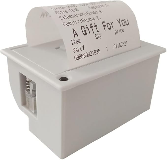 PRIMUZ Micro Thermal Printer Ticket Serial Port Printer Module Can Be Docked by Unknown