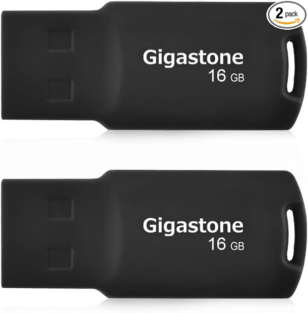 GIGASTONE V70 16GB 2-Pack USB 2.0 Flash Drive Thumb Drive Memory Stick Pen by Gigastone