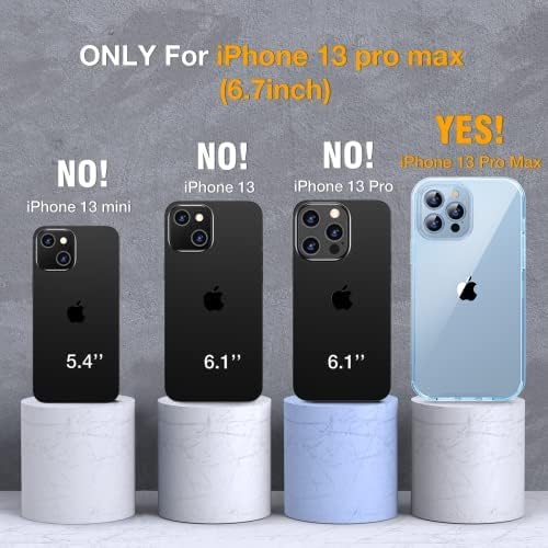 Miracase Glass Case for iPhone 13 Pro Max 6.7 inch, Upgrade Full-Body Clear - Image 2
