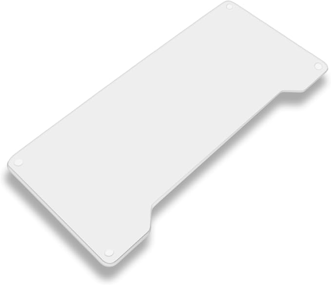Kado Lift Riser Acrylic for External Keyboard, Frosted Transparent, Office - Image 7