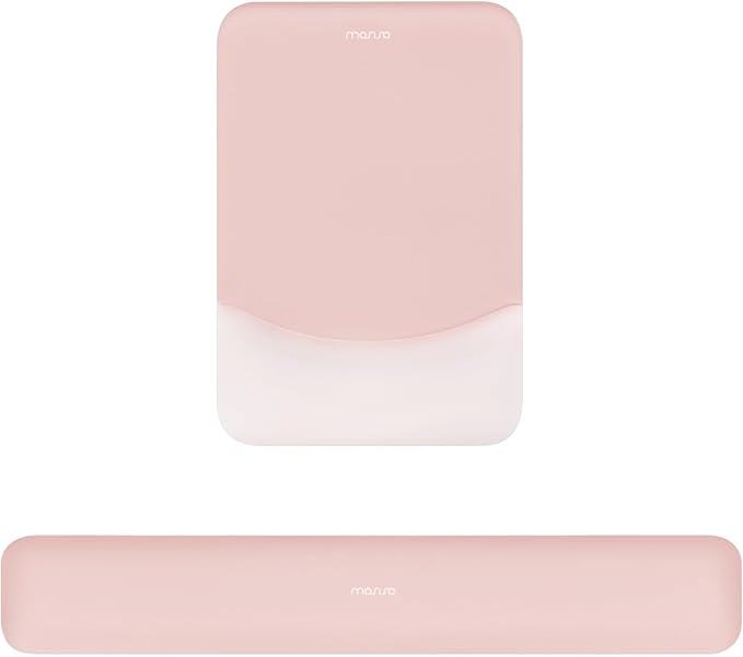 MOSISO Wrist Rest Support for Mouse Pad&Keyboard Set, Rectangular Ergonomic by MOSISO