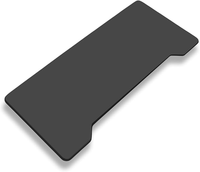 Kado Lift Riser Acrylic for External Keyboard, Frosted Surface Black, Office - Image 8