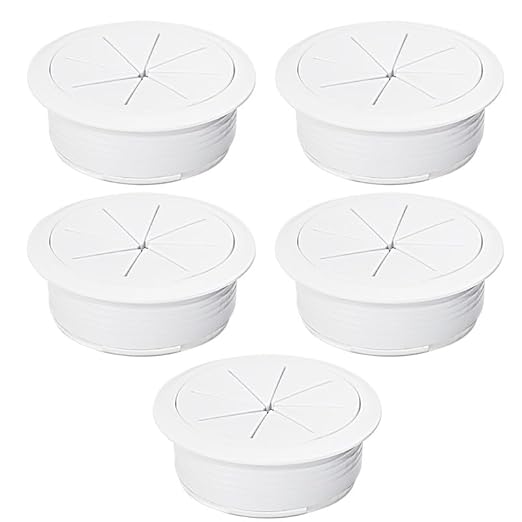5 Pcs Desk Grommet 2" / 50 mm, Desk Hole Cover by EASYEAH
