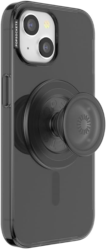 PopSockets iPhone 15 Case with Round Phone Grip Compatible with MagSafe by PopSockets