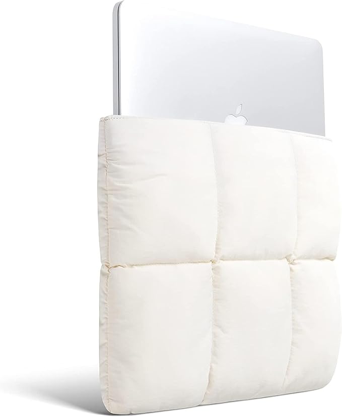 Comfyable Puffy Laptop Sleeve 13 Inch 14 Inch, Quilted Puffer Laptop Carrying - Image 2