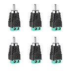 RCA Plugs for Speaker Wire，RCA to AV Screw Terminal Connector, Phono RCA Male - Image 2