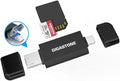 GIGASTONE SD Card Reader, 5-in-1 USB-A/USB-C Card Reader, Dual Slot by Gigastone