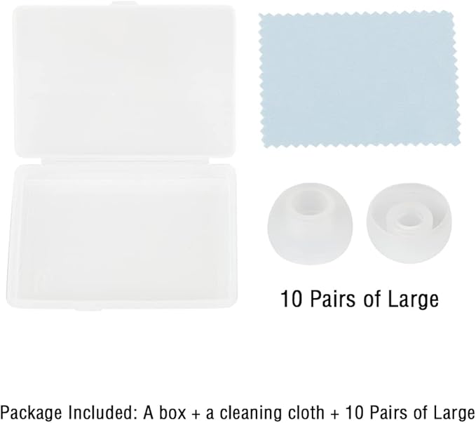 Silicone Earbud Tips Replacement Ear Tips - Image 2