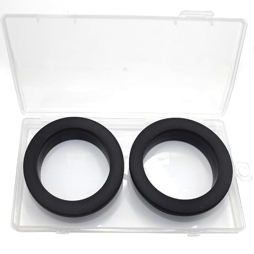 2 Pcs 2-7/16" Drill Hole, 1-15/16" ID Silicone Rubber Grommets by BOPOREAE