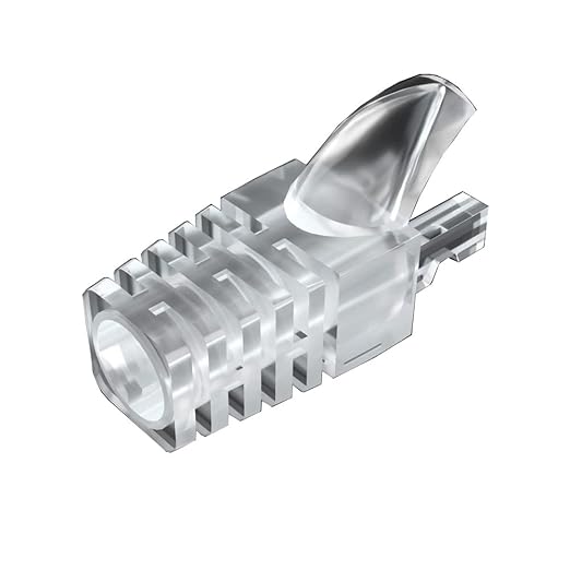 50 Pcs Cat5 Cat5E Cat6 Strain Relief Boot, RJ45 Plug Connector Cover Modular by VIVOCH