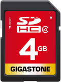 GIGASTONE 4GB SD Card SDHC Class 4 Memory Card by Gigastone