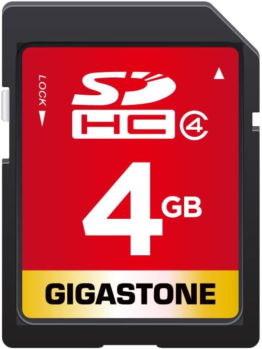 GIGASTONE 4GB SD Card SDHC Class 4 Memory Card by Gigastone