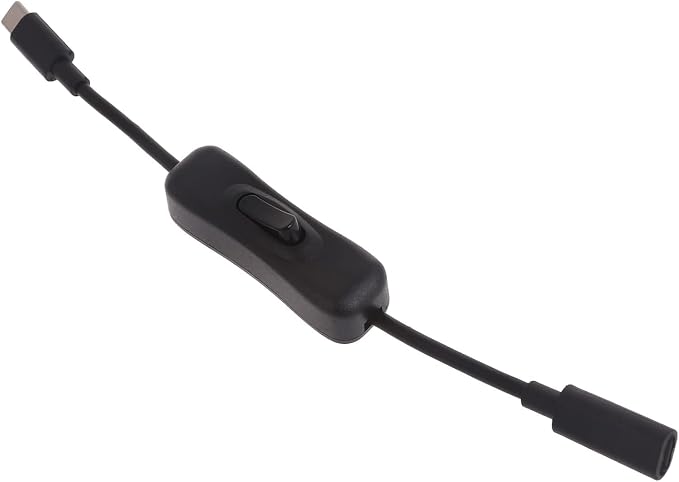 USB-C Extension Cable with Inline On/Off Switch - 6ft Power Control - Image 3