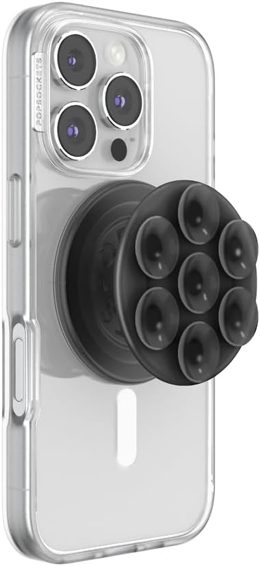 PopSockets Suck-Up™ Suction Grip & Stand, 3-in-1 MagSafe Phone Mount by PopSockets