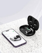 Open Ear Clip Wireless Earbuds Bone Conduction Headphones, Open Ear Design - Image 7