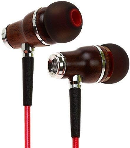Symphonized NRG 2.0 Premium Genuine Wood in-Ear Noise-isolating Headphones by Symphonized