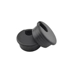 HAHIYO 2Pcs 1.77Inch/45mm Black ABS Plastic U-Shaped Desk Grommet Wire Grommet by HAHIYO